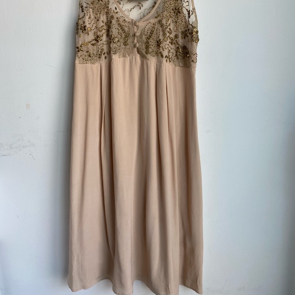 LIE Anthropologie never warn dress - Pink/Nude - Picture 2 of 5